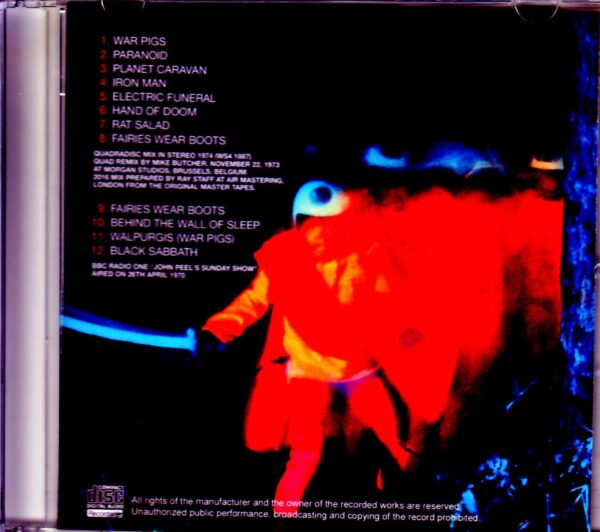 Black Sabbath/Paranoid Quadradisc Mix & more - Image 2