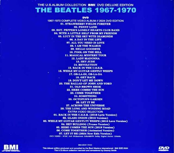 Beatles/Blue Album 1967-1970 Edited by Capitol USA 1967-1970 AI Colorized New Remaster Edition Jewel Version - Image 2