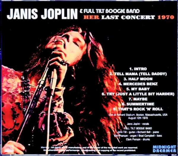Janis Joplin/MA,USA 1970 - Image 2