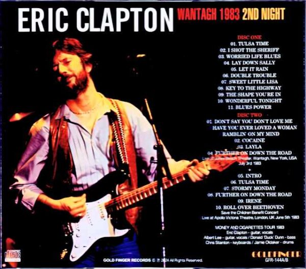 Eric Clapton/NY,USA 1983 Complete & more - Image 2