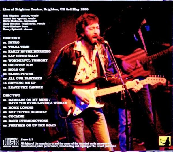 Eric Clapton/England,UK 1980 Complete - Image 2