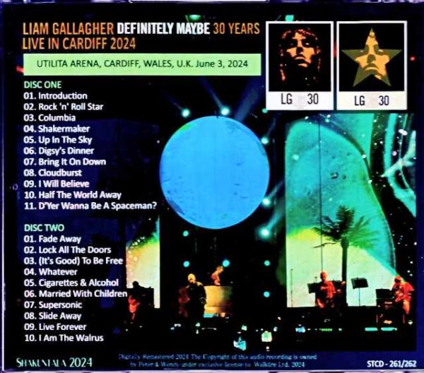 Liam Gallagher/England,UK 6.3.2024 Complete IEM Soundboard Edition - Image 2
