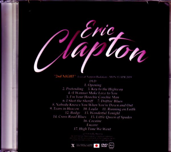 Eric Clapton/Tokyo,Japan 4.15.2019 MK4 Master Ver. - Image 3