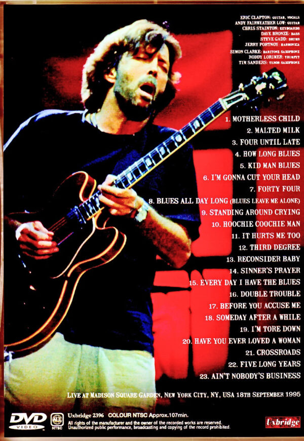 Eric Clapton/NY,USA 9.18.1995 - Image 2