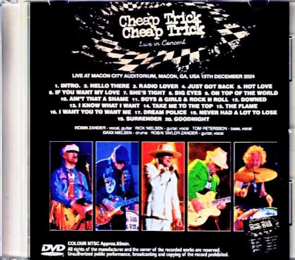 Cheap Trick/GA,USA 2024 Complete Jewel Version - Image 2