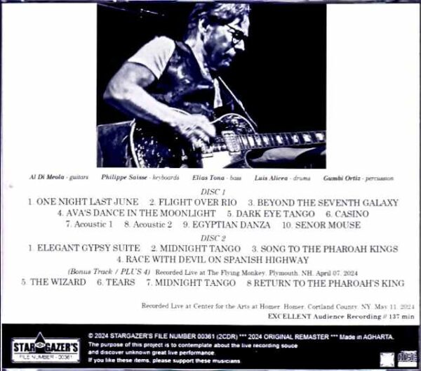 Al Di Meola/NY,USA 2024 & more - Image 2