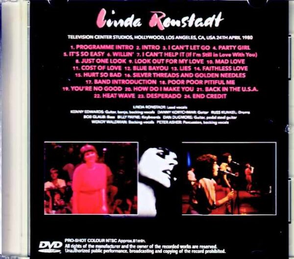 Linda Ronstadt Linda Ronstadt/CA,USA 1980 Remastered Jewel Version - Image 2