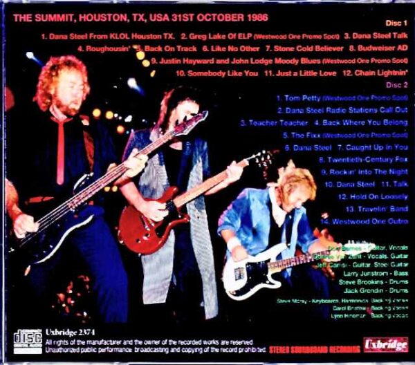 38 Special 38 Special/TX,USA 1986 Soundboard Edition - Image 2