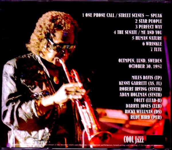 Miles Davis, Kenny Garrett Miles Davis/Sweden 1987 - Image 2