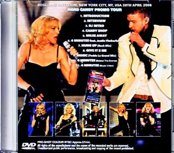 Madonna/NY,USA 2008 Japanese Broadcast Edition Jewel Version - Image 2