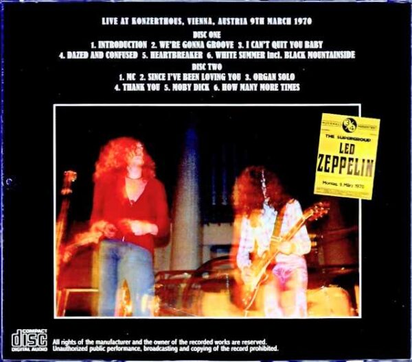 Led Zeppelin/Austria 1970 Complete Upgrade - Image 2