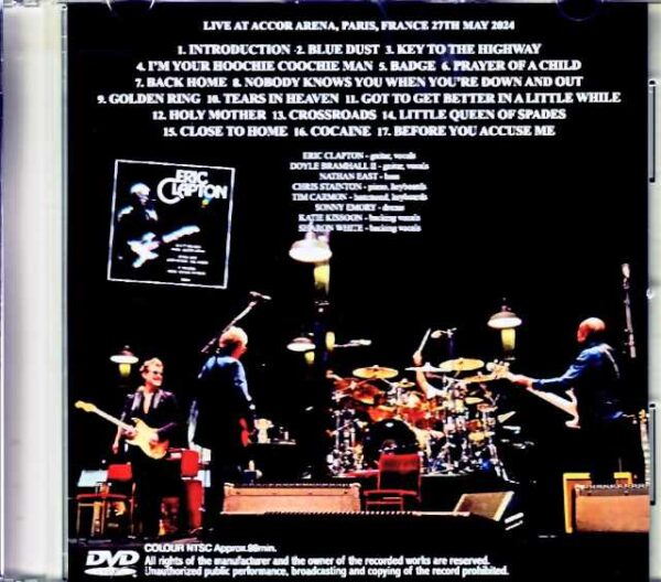 Eric Clapton/France 5.27.2024 Complete Jewel Version - Image 2