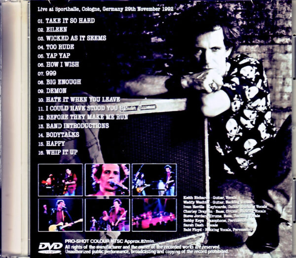 Keith Richards and the X Pensive Wios Keith Richards/Germany 1992 Jewel Version - Image 2