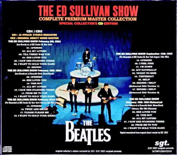 Beatles/ED Sullivan Show Special Collector's CD Edition - Image 2