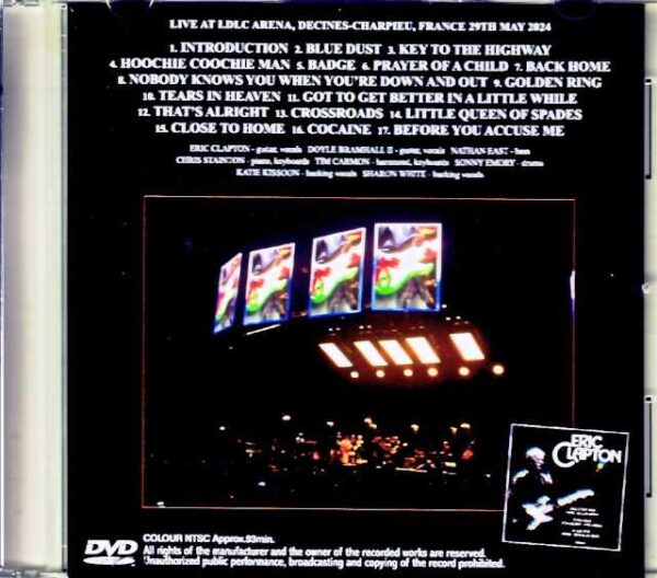 Eric Clapton/France 5.29.2024 Complete Jewel Version - Image 2