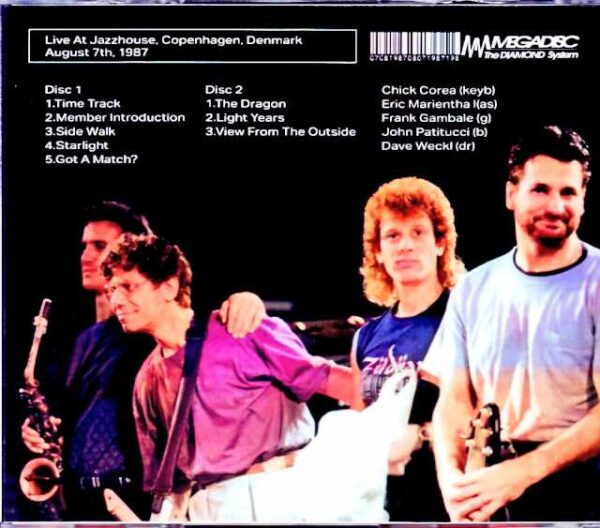 Chick Corea Elektric Band Frank Gambale Chick Corea Frank Gambale/Denmark 1987 Complete - Image 2
