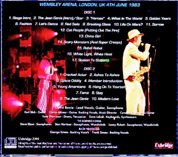 David Bowie/London,UK 06.04.1983 - Image 2