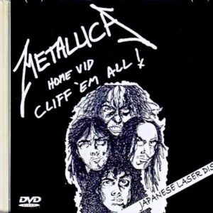 Metallica Metallica/Video the Slash Cliff 'Em All Japanese Laser Disc Edition Jewel Version