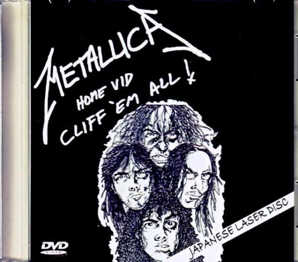 Metallica Metallica/Video the Slash Cliff 'Em All Japanese Laser Disc Edition Jewel Version