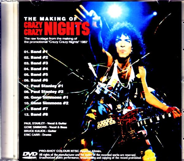 Kiss/Making of the Promotional Crazy Crazy Nights Jewel Version - Image 2