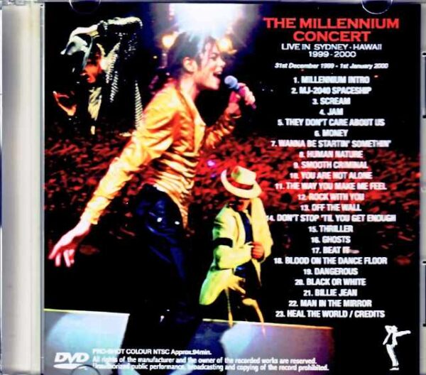 Michael Jackson/Australia-Hawaii,USA Millennium Concert 1999-2000 Jewel Version - Image 2