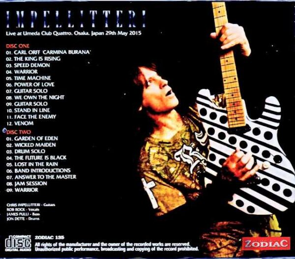 Impellitteri/Osaka,Japan 2015 Complete - Image 2