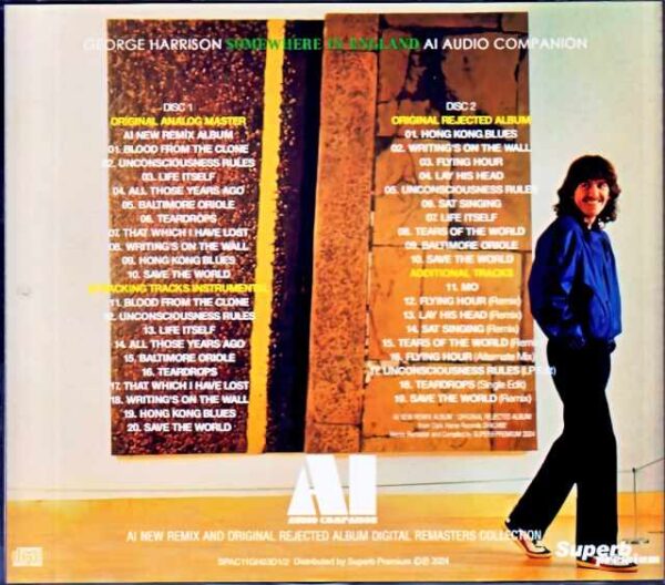George Harrison George Harrison/Somewhere in England Ai Audio Companion - Image 2