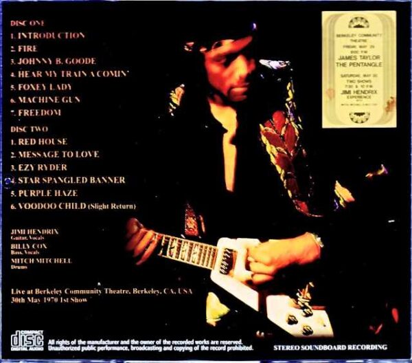 Jimi Hendrix/CA,USA 1970 1st Show Complete Upgrade - Image 2