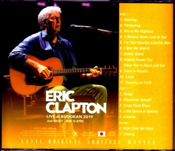 Eric Clapton/Tokyo,Japan 4.15.2019 Omnidirectional Microphone - Image 2