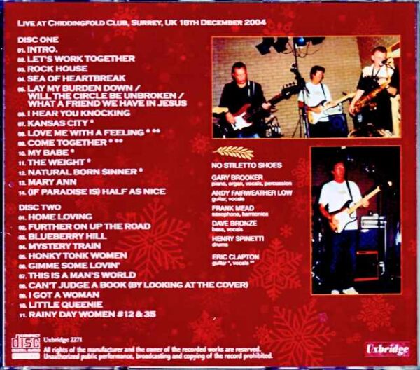 Gary Brooker Eric Clapton Gary Booker Eric Clapton/England,UK 2004 Complete DAT Master - Image 2