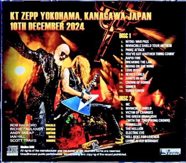 Judas Priest/Kanagawa,Japan 2024 Complete - Image 2