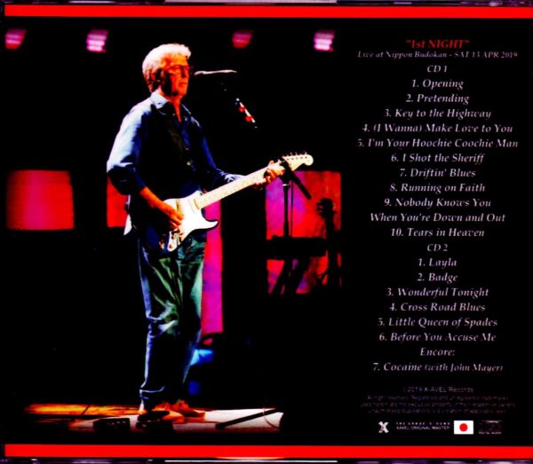 Eric Clapton/Tokyo,Japan 4.13.2019 MK4 Master Ver. - Image 2