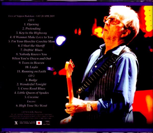 Eric Clapton/Tokyo,Japan 4.20.2019 MK4 Master Ver. - Image 2