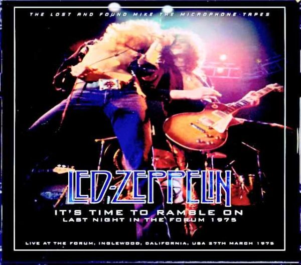 Led Zeppelin/CA,USA 3.27.1975 Lost and Found Mike Microphone Tapes