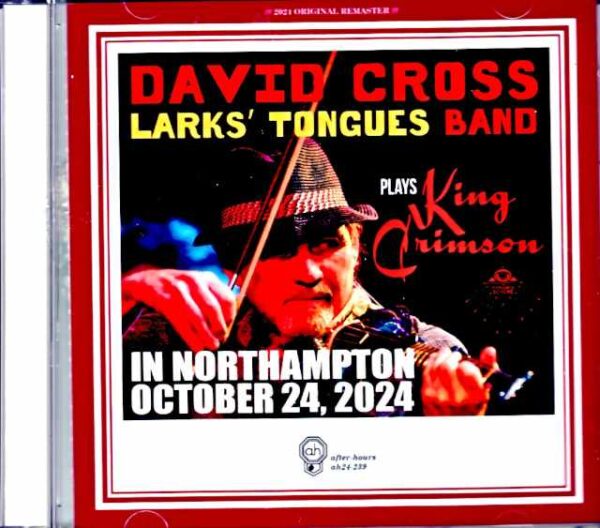 David Cross Band ex. King Crimson David Cross/MA,USA 2024 Complete