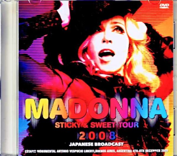 Madonna/Sticky & Sweet Tour Argentina 2008 Complete Japanese Broadcast Edition Jewel Version