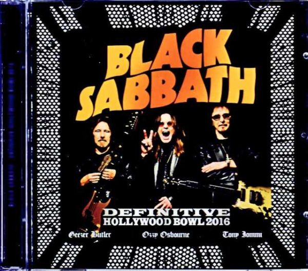 Black Sabbath/CA,USA 2016 Complete Soundboard Edition