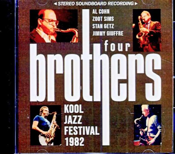 Four Brothers Al Cohn, Zoot Sims, Stan Getz, Jimmy Giuffre/NY, USA 1982
