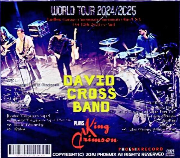 David Cross Band ex.King Crimson David Cross/OH,USA 2024 Complete - Image 2