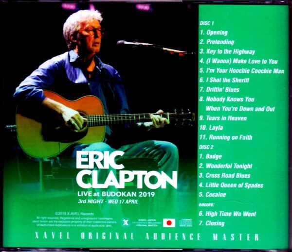 Eric Clapton/Tokyo,Japan 4.17.2019 Omnidirectional Microphone - Image 2