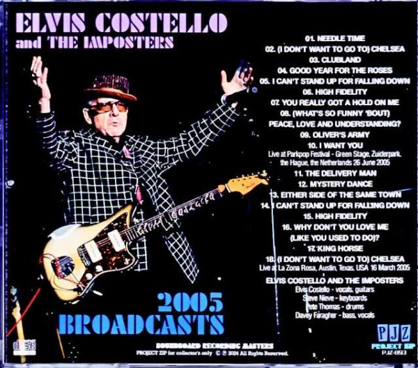 Elvis Costello and the Imposters Elvis Costello/Netherlands 2005 & more - Image 2