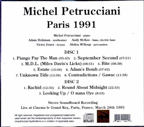 Michel Petrucciani/France 1991 - Image 2