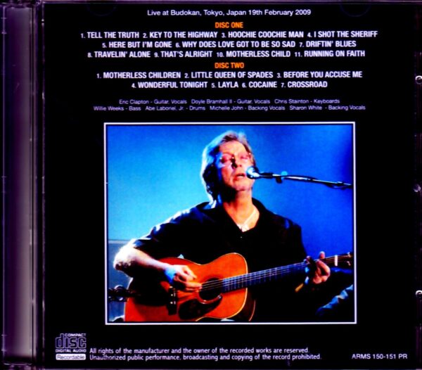 Eric Clapton/Tokyo,Japan 2.19.2009 - Image 2