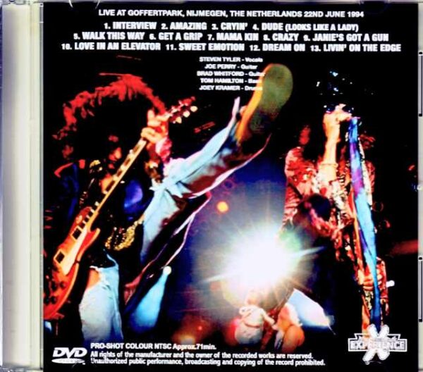 Aerosmith/Netherlands 1994 Jewel Version - Image 2