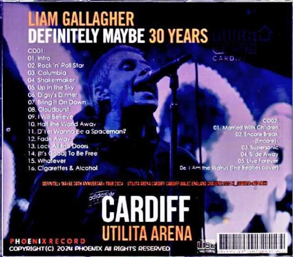Liam Gallagher/England,UK 6.3.2024 Complete IEM Matrix Edition - Image 2