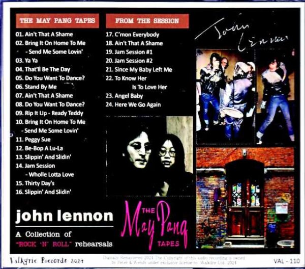 John Lennon John Lennon/May Pang Tapes Collection of Rock'n Roll Rehearsals - Image 2