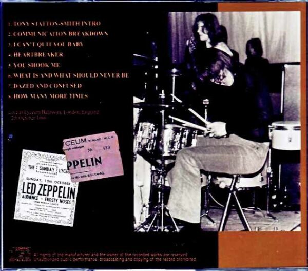 Led Zeppelin/London,UK 1969 Upgrade - Image 2