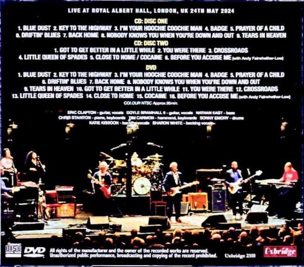 Eric Clapton/London,UK 5.24.2024 S & V - Image 2
