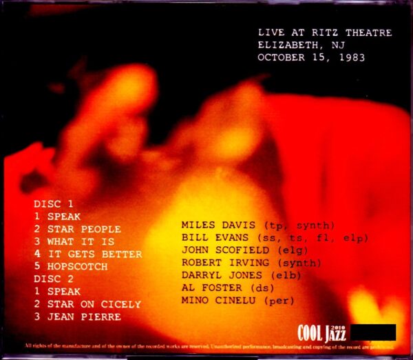 Miles Davis, Bill Evans Miles Davis/NJ, USA 1983