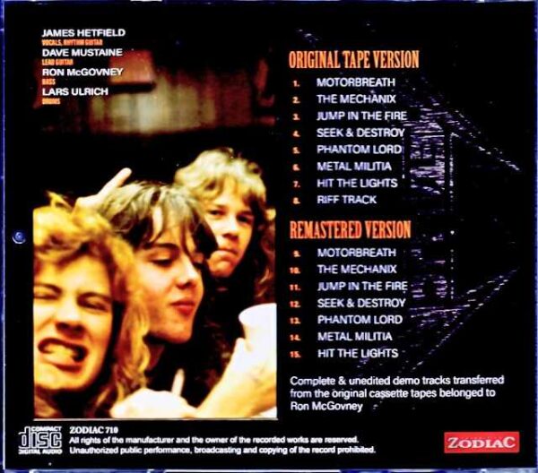 Metallica/No Life 'Til Leather CA,USA 1982 Complete and Unedited Demos Transfer - Image 2
